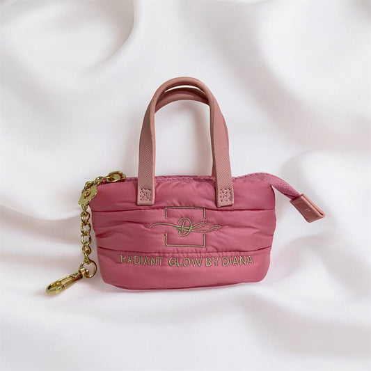 Mini Puffy Tote Keychain Bag