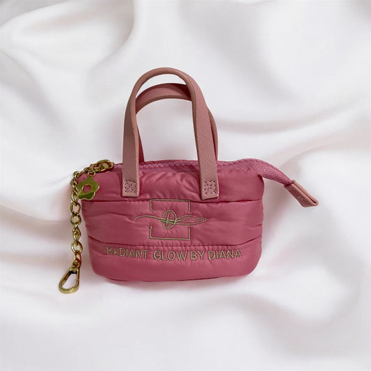Mini Puffy Tote Keychain Bag